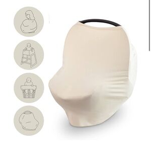 mushie Baby Car Seat Canopy Cover used one time